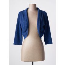 ELEONORA AMADEI - Boléro bleu en polyester - Femme - Taille 36 - Modz