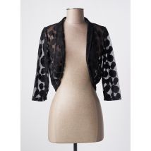 ELEONORA AMADEI - Boléro noir en polyester - Femme - Taille 36 - Modz