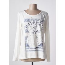 VOODOO - T-shirt blanc en coton - Femme - Taille 42 - Modz