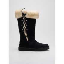 UGG - Bottes noir en cuir - Femme - Taille 38 - Modz