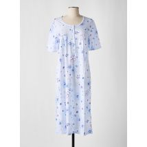 RINGELLA - Chemise de nuit bleu en coton - Femme - Taille 42 - Modz