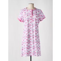 PEIGNORA - Chemise de nuit rose en coton - Femme - Taille 36 - Modz