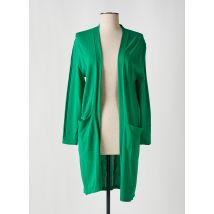 SCORZZO - Gilet manches longues vert en viscose - Femme - Taille 38 - Modz