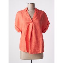 SO SWEET - Blouse orange en lin - Femme - Taille 36 - Modz
