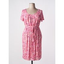 JULIE GUERLANDE - Robe mi-longue rose en polyester - Femme - Taille 46 - Modz