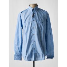 EASY LINE - Chemise manches longues bleu en coton - Homme - Taille M - Modz