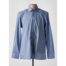 JUPITER - Chemise manches longues bleu en coton - Homme - Taille L - Modz