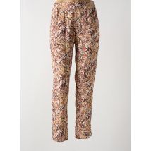 JULIE GUERLANDE - Pantalon slim marron en viscose - Femme - Taille 42 - Modz