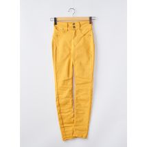 ONE SIZE FILTS ALL - Pantalon slim jaune en coton - Femme - Taille TU - Modz