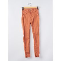 ONE SIZE FILTS ALL - Pantalon slim orange en coton - Femme - Taille TU - Modz