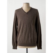 PROFUOMO - Pull marron en laine - Homme - Taille L - Modz