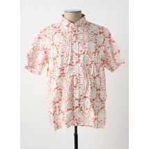 SERGE BLANCO - Chemise manches courtes orange en coton - Homme - Taille 3XL - Modz