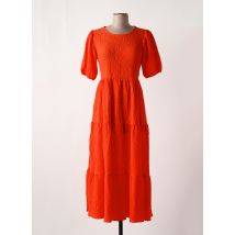 DESIGUAL - Robe longue orange en lyocell - Femme - Taille 44 - Modz