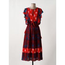 DESIGUAL - Robe longue rouge en polyester - Femme - Taille 38 - Modz