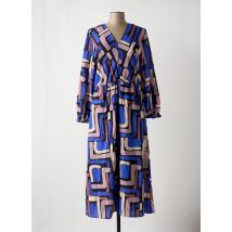 TOM TAILOR - Robe longue bleu en viscose - Femme - Taille 42 - Modz