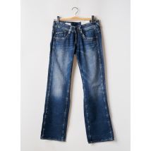 PEPE JEANS - Jeans coupe droite bleu en coton - Femme - Taille TU - Modz