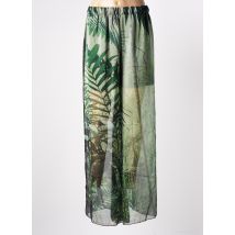 GUESS - Pantalon large vert en viscose - Femme - Taille 36 - Modz