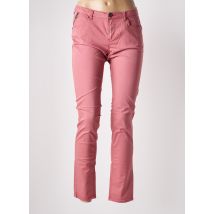GARCIA - Pantalon slim rose en coton - Femme - Taille TU - Modz