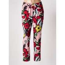 LIU JO - Pantalon droit rose en polyester - Femme - Taille 36 - Modz