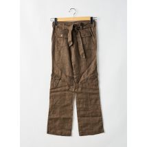 DDP - Pantalon cargo marron en lin - Fille - Taille TU - Modz