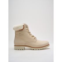 PANAMA JACK - Bottines/Boots beige en cuir - Femme - Taille 41 - Modz