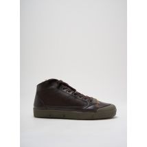 SPRING COURT - Baskets marron en cuir - Homme - Taille 40 - Modz