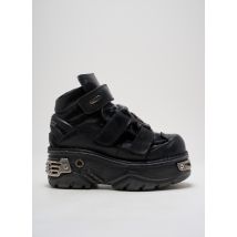 NEW ROCK - Baskets noir en cuir - Unisexe - Taille 41 - Modz