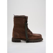 CAT - Bottines/Boots marron en cuir - Homme - Taille 41 - Modz