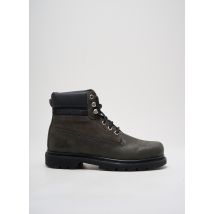 CAT - Bottines/Boots gris en cuir - Homme - Taille 40 - Modz