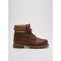CAT - Bottines/Boots marron en cuir - Homme - Taille 41 - Modz