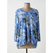 BRANDTEX - Blouse bleu en viscose - Femme - Taille 44 - Modz