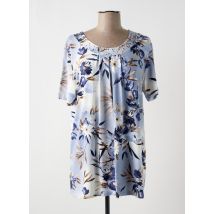 MARINELLO - T-shirt bleu en viscose - Femme - Taille 40 - Modz