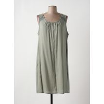 MASSANA - Robe mi-longue vert en viscose - Femme - Taille 42 - Modz