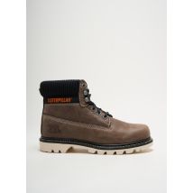CAT - Bottines/Boots marron en cuir - Homme - Taille 41 - Modz