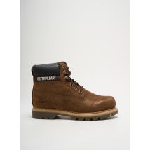 CAT - Bottines/Boots marron en cuir - Homme - Taille 41 - Modz