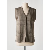 ELEANE - Gilet sans manche gris en acrylique - Femme - Taille 38 - Modz