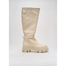 STEVE MADDEN - Bottes beige en cuir - Femme - Taille 40 - Modz