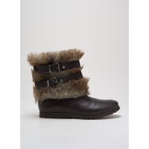 MISS SIXTY - Bottines/Boots marron en cuir - Femme - Taille 41 - Modz