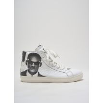 AMERICAN COLLEGE - Baskets blanc en cuir - Femme - Taille 40 - Modz