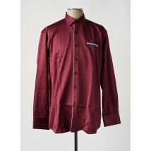 IMPACT - Chemise manches longues rouge en coton - Homme - Taille M - Modz