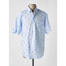 BANDE ORIGINALE - Chemise manches courtes bleu en coton - Homme - Taille L - Modz