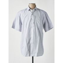 LOUIS VICTOR - Chemise manches courtes gris en coton - Homme - Taille M - Modz