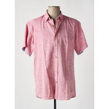 EMYLE - Chemise manches courtes rouge en coton - Homme - Taille M - Modz