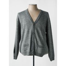 RHODAMEL - Gilet manches longues gris en acrylique - Homme - Taille 3XL - Modz