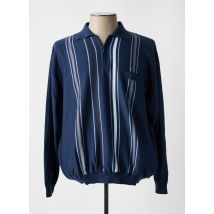 PAUL RHODAMEL - Pull bleu en coton - Homme - Taille 5XL - Modz
