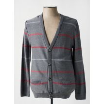 RHODAMEL - Gilet manches longues gris en coton - Homme - Taille XXL - Modz