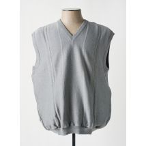 PAUL RHODAMEL - Pull gris en acrylique - Homme - Taille 5XL - Modz