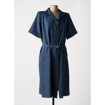 PLURIELLES - Robe mi-longue bleu en polyester - Femme - Taille 44 - Modz