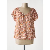 C'EST BEAU LA VIE - Blouse orange en coton - Femme - Taille 44 - Modz