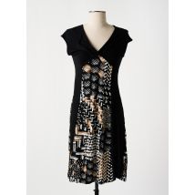 VANIA - Robe courte noir en viscose - Femme - Taille 38 - Modz